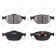 Колодки тормозные дисковые передний для FORD FIESTA(JD#,JH#), FOCUS(DAW,DBW,DNW), TOURNEO CONNECT, TRANSIT CONNECT(P65#,P70#,P80#) <b>LYNXauto BD-3022</b>