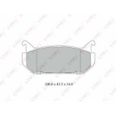 Колодки тормозные дисковые задний для MAZDA 626(GE,GF), MX-6(GE), XEDOS 6(CA) <b>LYNXauto BD-3029</b>