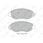 Колодки тормозные дисковые передний для FORD TRANSIT(FA# #,FB# #,FC# #,FD# #,FM# #,FN# #,FS# #,FZ# #) <b>LYNXauto BD-3033</b>