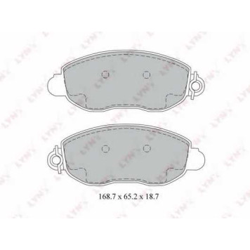 Колодки тормозные дисковые передний для FORD TRANSIT(FA# #,FB# #,FC# #,FD# #,FM# #,FN# #,FS# #,FZ# #) <b>LYNXauto BD-3033</b>