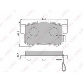 Колодки тормозные дисковые задний для ACURA LEGEND / HONDA ACCORD(CB), CIVIC(EJ,EK,EP,EU,EV), LEGEND(HS,KA,KA3), PRELUDE(BB) <b>LYNXauto BD-3402</b>