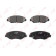 Колодки тормозные дисковые передний для HONDA ACCORD(CM), CR(RD#) <b>LYNXauto BD-3404</b>