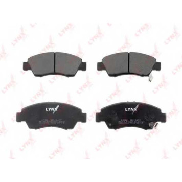 Колодки тормозные дисковые передний для HONDA CAPA, CITY(GM), CIVIC(EG,EH,EJ,EK,EM1,MA,MB), JAZZ(GD,GE) <b>LYNXauto BD-3407</b>-1