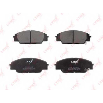 Колодки тормозные дисковые передний для HONDA CIVIC(EP,EU,EV,FK,FN), S2000(AP) <b>LYNXauto BD-3408</b>-1