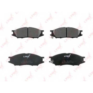 Колодки тормозные дисковые для NISSAN ALMERA(N16), BLUEBIRD SYLPHY(G10), EXPERT(W11), MICRA(K11), SENTRA(B15), SUNNY, TSUBAME <b>LYNXauto BD-3409</b>-1