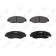 Колодки тормозные дисковые передний для HONDA CIVIC(ES) <b>LYNXauto BD-3410</b>