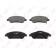 Колодки тормозные дисковые передний для HONDA CR(RE) <b>LYNXauto BD-3418</b>
