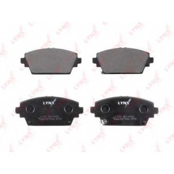Колодки тормозные дисковые передний для HONDA ACCORD(CF,CG,CH,CK) / NISSAN ALMERA TINO(V10), PRIMERA(P11,P12,WP12) <b>LYNXauto BD-3422</b>-1