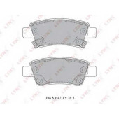 Колодки тормозные дисковые задний для HONDA CR(RE) <b>LYNXauto BD-3430</b>