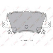 Колодки тормозные дисковые задний для HONDA CIVIC(FK,FN) <b>LYNXauto BD-3432</b>