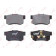 Колодки тормозные дисковые задний для HONDA ACCORD(CU), CIVIC(FA,FD), CR(RD#,RE), FR(BE) <b>LYNXauto BD-3434</b>