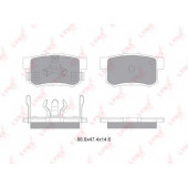 Колодки тормозные дисковые задний для HONDA ACCORD(CU), CIVIC(FA,FD), CR(RD#,RE), FR(BE) <b>LYNXauto BD-3434</b>