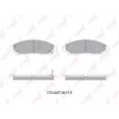 Колодки тормозные дисковые передний <b>LYNXauto BD-3436</b>