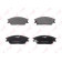 Колодки тормозные дисковые передний для HYUNDAI ACCENT(LC,X-3), LANTRA(J-1), PONY / EXCEL(X-2), PONY(X-2), S(SLC) / MAZDA 3(BK) <b>LYNXauto BD-3601</b>