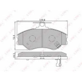 Колодки тормозные дисковые передний для HYUNDAI GRACE, H-1, H100(P), PORTER <b>LYNXauto BD-3604</b>