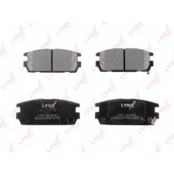 Колодки тормозные дисковые задний для HYUNDAI TERRACAN(HP) <b>LYNXauto BD-3606</b>-1