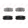 Колодки тормозные дисковые задний для HYUNDAI TERRACAN(HP) <b>LYNXauto BD-3606</b>