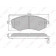 Колодки тормозные дисковые передний для HYUNDAI COUPE(RD), ELANTRA(XD), LANTRA(J-2), MATRIX(FC), SONATA(EF,NF) <b>LYNXauto BD-3607</b>