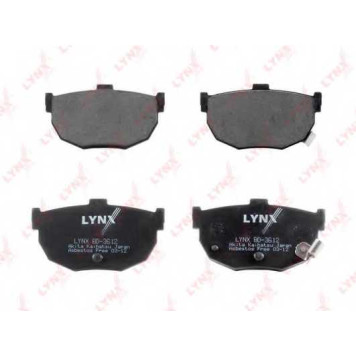 Колодки тормозные дисковые задний для HYUNDAI COUPE(RD), ELANTRA(XD), LANTRA(J-1) / NISSAN MAXIMA(J30) <b>LYNXauto BD-3612</b>-1