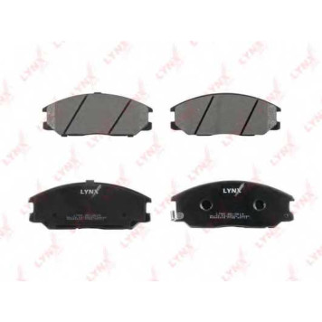 Колодки тормозные дисковые передний для DAEWOO REXTON / HYUNDAI H-1, PORTER, SANTA FE / SSANGYONG ACTYON SPORTS, ACTYON, KYRON, REXTON <b>LYNXauto BD-3614</b>-1