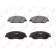 Колодки тормозные дисковые передний для HYUNDAI SANTA FE(CM) / KIA SORENTO(XM) <b>LYNXauto BD-3615</b>