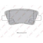 Колодки тормозные дисковые задний для HYUNDAI ACCENT(RB), ELANTRA(MD,UD), i30 CW(GD), i30(GD), i40 CW(VF), i40(VF) / KIA OPTIMA, RIO(UB) <b>LYNXauto BD-3620</b>