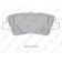 Колодки тормозные дисковые задний для HYUNDAI ACCENT(RB), ELANTRA(MD,UD), i30 CW(GD), i30(GD), i40 CW(VF), i40(VF) / KIA OPTIMA, RIO(UB) <b>LYNXauto BD-3620</b>