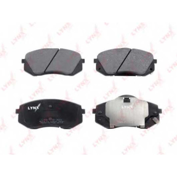 Колодки тормозные дисковые передний для HYUNDAI ix35(EL,ELH,LM) / KIA CARENS(FJ,UN), SPORTAGE(JE#,KM#,SL) <b>LYNXauto BD-3621</b>-1