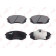 Колодки тормозные дисковые передний для HYUNDAI ix35(EL,ELH,LM) / KIA CARENS(FJ,UN), SPORTAGE(JE#,KM#,SL) <b>LYNXauto BD-3621</b>