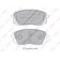 Колодки тормозные дисковые передний для HYUNDAI ix35(EL,ELH,LM) / KIA CARENS(FJ,UN), SPORTAGE(JE#,KM#,SL) <b>LYNXauto BD-3621</b>