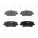 Колодки тормозные дисковые задний для HYUNDAI EQUUS / CENTENNIAL, GENESIS(BH), SANTA FE(CM) / KIA SORENTO(XM) <b>LYNXauto BD-3623</b>