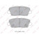 Колодки тормозные дисковые задний для HYUNDAI EQUUS / CENTENNIAL, GENESIS(BH), SANTA FE(CM) / KIA SORENTO(XM) <b>LYNXauto BD-3623</b>