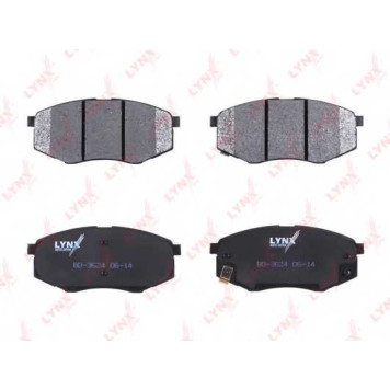 Колодки тормозные дисковые передний для HYUNDAI SONATA(YF) <b>LYNXauto BD-3624</b>-1