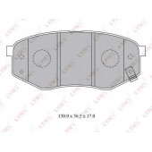 Колодки тормозные дисковые передний для HYUNDAI SONATA(YF) <b>LYNXauto BD-3624</b>