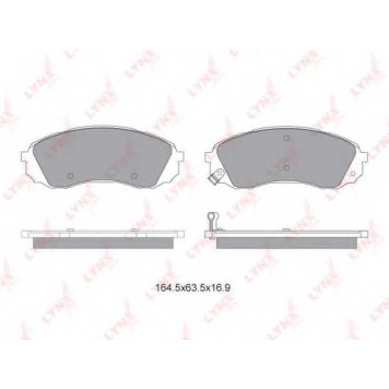 Колодки тормозные дисковые передний для HYUNDAI H-1 Travel(TQ), H-1(TQ) / KIA CARNIVAL / GRAND CARNIVAL(VQ) <b>LYNXauto BD-3625</b>