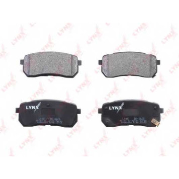 Колодки тормозные дисковые задний для HYUNDAI H-1 Travel(TQ), H-1(TQ), ix55 / KIA CARNIVAL / GRAND CARNIVAL(VQ) <b>LYNXauto BD-3626</b>-1