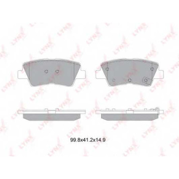 Колодки тормозные дисковые <b>LYNXauto BD-3632</b>