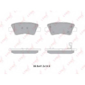 Колодки тормозные дисковые задний для HYUNDAI SONATA(NF), TUCSON(JM), VELOSTER(FS) / KIA OPTIMA, RIO(UB), SOUL(AM) <b>LYNXauto BD-3634</b>