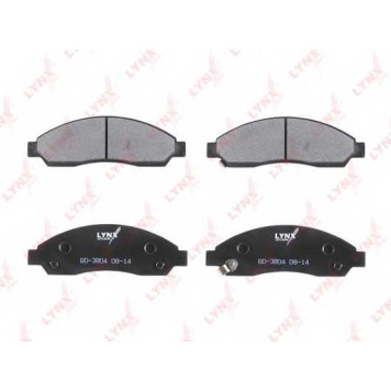 Колодки тормозные дисковые для ISUZU D-MAX(8DH) / MITSUBISHI LANCER(CY/Z#A) <b>LYNXauto BD-3804</b>-1