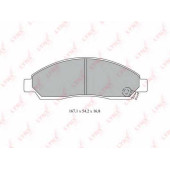 Колодки тормозные дисковые для ISUZU D-MAX(8DH) / MITSUBISHI LANCER(CY/Z#A) <b>LYNXauto BD-3804</b>