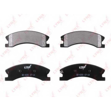 Колодки тормозные дисковые передний для JEEP GRAND CHEROKEE(WG,WJ) <b>LYNXauto BD-4201</b>-1