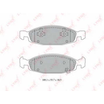 Колодки тормозные дисковые передний для JEEP CHEROKEE(XJ), GRAND CHEROKEE(WG,WJ) <b>LYNXauto BD-4202</b>