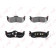 Колодки тормозные дисковые задний для JEEP COMMANDER(XK), GRAND CHEROKEE(WG,WH,WJ,WK) <b>LYNXauto BD-4204</b>