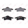 Колодки тормозные дисковые задний для JEEP CHEROKEE(XJ), GRAND CHEROKEE(WG,WJ) <b>LYNXauto BD-4205</b>