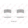 Колодки тормозные дисковые задний для JEEP CHEROKEE(XJ), GRAND CHEROKEE(WG,WJ) <b>LYNXauto BD-4205</b>