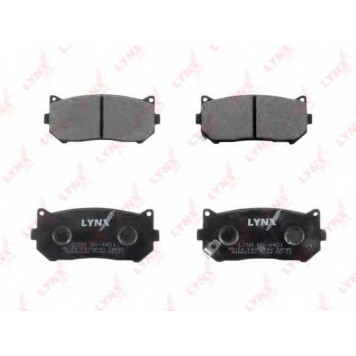 Колодки тормозные дисковые задний для KIA CARENS(FC,FJ), CLARUS(GC,K9A), SEPHIA(FA,FB), SHUMA(FB) <b>LYNXauto BD-4401</b>-1