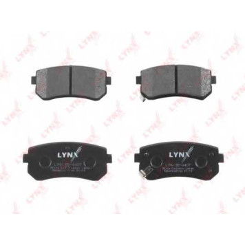 Колодки тормозные дисковые задний для HYUNDAI ACCENT(MC), i30(FD) / KIA CERATO KOUP(TD), CERATO(TD), RIO(JB), SPORTAGE(JE#,KM#) <b>LYNXauto BD-4407</b>-1