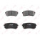 Колодки тормозные дисковые задний для HYUNDAI ACCENT(MC), i30(FD) / KIA CERATO KOUP(TD), CERATO(TD), RIO(JB), SPORTAGE(JE#,KM#) <b>LYNXauto BD-4407</b>