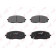 Колодки тормозные дисковые передний для HYUNDAI i10(PA) / KIA PICANTO(BA) <b>LYNXauto BD-4409</b>