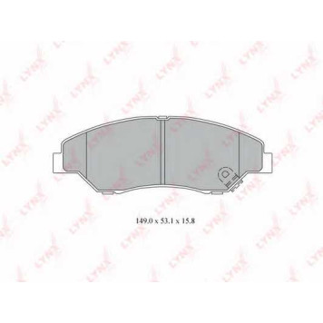 Колодки тормозные дисковые передний для KIA RETONA(CE), SPORTAGE(K00) <b>LYNXauto BD-4414</b>